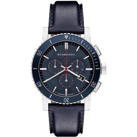 Burberry BU9383 Leather Chronograph Mens Watch 